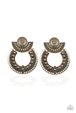 Texture Takeover- Brass Earrings