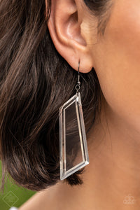 The Final Cut - Clear Earrings