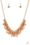 Tour De Trendsetter- Brown Necklace