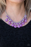 Trending Tropicana- Purple Necklace