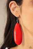 Tropical Ferry- Red Earrings