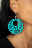 Tropical Reef - Blue Earrings