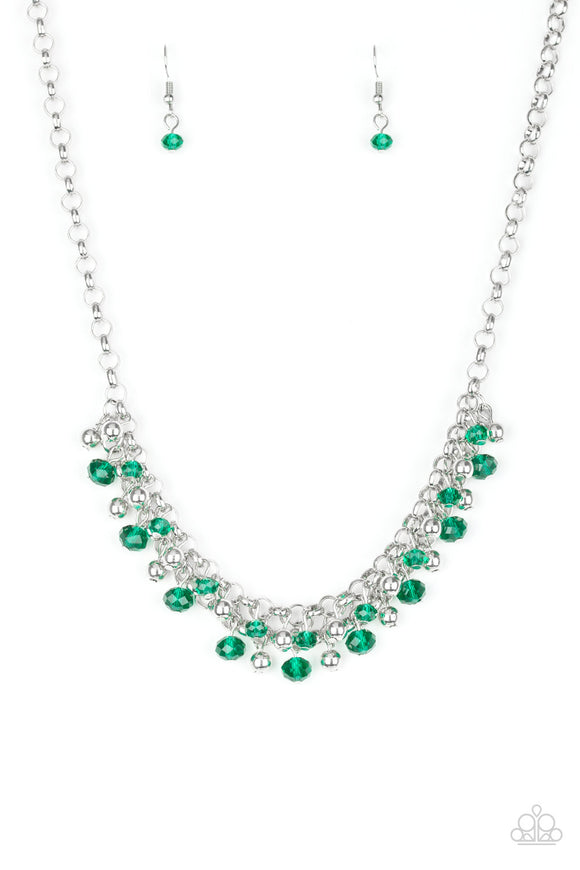 Trust Fund Baby- Green Necklace