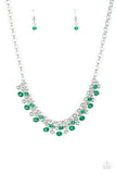 Trust Fund Baby- Green Necklace