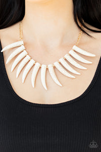 Tusk Tundra- White Necklace