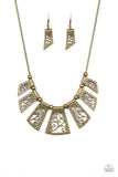 Vintage Vineyard- Brass Necklace