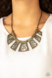 Vintage Vineyard- Brass Necklace