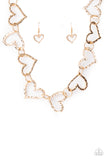 Vintagely Valentine- Gold Choker