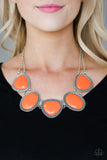 Viva La Vivid- Orange Necklace