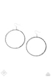 Wide Curves Ahead- Silver Earrings