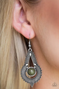 Zoomin Zumba- Green Earrings